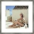 Model In A Calypso Bikini #2 Framed Print