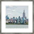 New York City Skyline, Usa #2 Framed Print