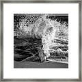 Over The Rocks #3 Framed Print