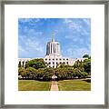 Salem, Oregon, Usa At The State Capitol #2 Framed Print