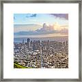 San Francisco, California, Usa Downtown #2 Framed Print