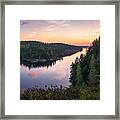 Scenic Forest Landscape With Beautiful #2 Framed Print