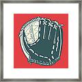 Single Baseball Glove #2 Framed Print