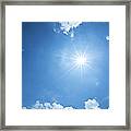 Sunlight & Clouds #2 Framed Print