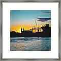Sunset In Worms #3 Framed Print