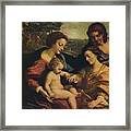 The Mystic Marriage Of St Catherine Framed Print