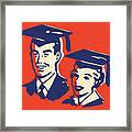 Two Graduates #2 Framed Print