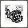 Typewriter #2 Framed Print