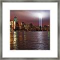 Usa, New York City, Manhattan Skyline #2 Framed Print