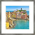 Vernazza, Cinque Terre, Liguria, Italy #2 Framed Print