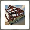 Wreck Of The Peter Iredale Framed Print