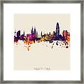 Barcelona Spain Skyline #20 Framed Print