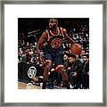 Brooklyn Nets V New York Knicks #21 Framed Print