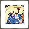 Charlotte Hornets V New York Knicks Framed Print