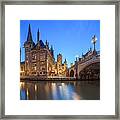 Ghent, Belgium Old Town Cityscape #22 Framed Print