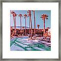 2262 Affluent Luxe Style Mid-century Modern Estate Palm Springs Architecture Framed Print
