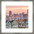 Alamo Square And Painted Ladies #3 Framed Print