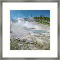 Artists Paint Pots Yellowstone Wyoming #3 Framed Print