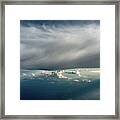 Beautiful Sky High View From Airplane Clouds #3 Framed Print
