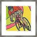 Cyclist #3 Framed Print