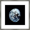 Earth From Space #3 Framed Print