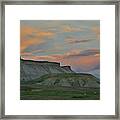 End Of The Day At Book Cliffs #3 Framed Print