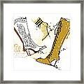 Feminine Shoes #3 Framed Print