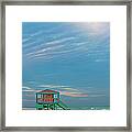 Lifeguard Hut, South Beach, Miami #3 Framed Print