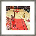 Los Angeles Lakers V Chicago Bulls #3 Framed Print