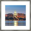 Madison, Wisconsin, Usa Downtown #3 Framed Print