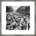 March On Washington For Jobs #3 Framed Print