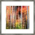 Painterly Abstract Motion Blur #3 Framed Print