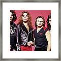 Photo Of Van Halen And Eddie Van Halen #3 Framed Print