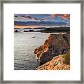 Rocky Coast, Sardinia, Italy #3 Framed Print
