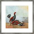The Cock Fight #4 Framed Print