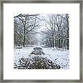 30/01/19  Rivington. Lower Barn. Arboretum Path. Framed Print