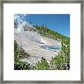 Artists Paint Pots Yellowstone Wyoming #4 Framed Print