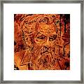 Charles Manson Portrait Fresh Blood #4 Framed Print