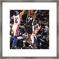 Detroit Pistons V La Clippers Framed Print