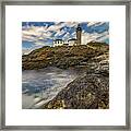 Historic Beavertail Lighthouse Jamestown Rhode Island #4 Framed Print