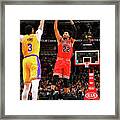Los Angeles Lakers V Chicago Bulls Framed Print