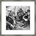 Photo Of Allman Brothers Framed Print