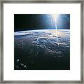 Planet Earth Viewed From Space #4 Framed Print