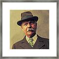 Sir Arthur Conan Doyle, Literary Legend #4 Framed Print