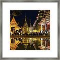 Wat Prasing, Famous Temple In Chiang Mai, Thailand. #4 Framed Print