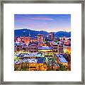 Asheville, North Carolina, Usa Downtown #5 Framed Print