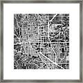 Boulder Colorado City Map #5 Framed Print