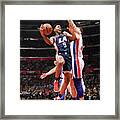 Detroit Pistons V La Clippers #5 Framed Print