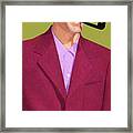 Man Smoking A Pipe #5 Framed Print