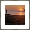 Mersea Island Silhouettes #5 Framed Print